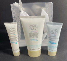 Mary Kay Satin Hands Pampering Set Deluxe MINI Travel Size Fragrance Free NEW