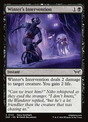 Winter's Intervention 123 Common Duskmourn: House of Horror