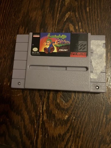 Lemmings Super Nintendo Sunsoft SNES Original Authentic Game Cartridge