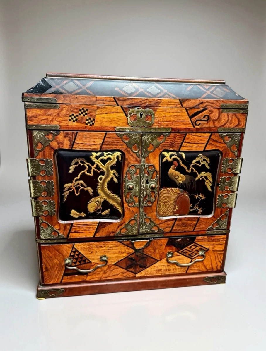 多色1850-1899 年日本盒| eBay