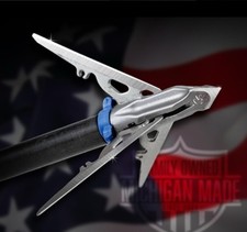 Archery Hunting Broadheads G5 Outdoor MEGAMEAT 100 Grain 2" Cut 3-Pack Practice