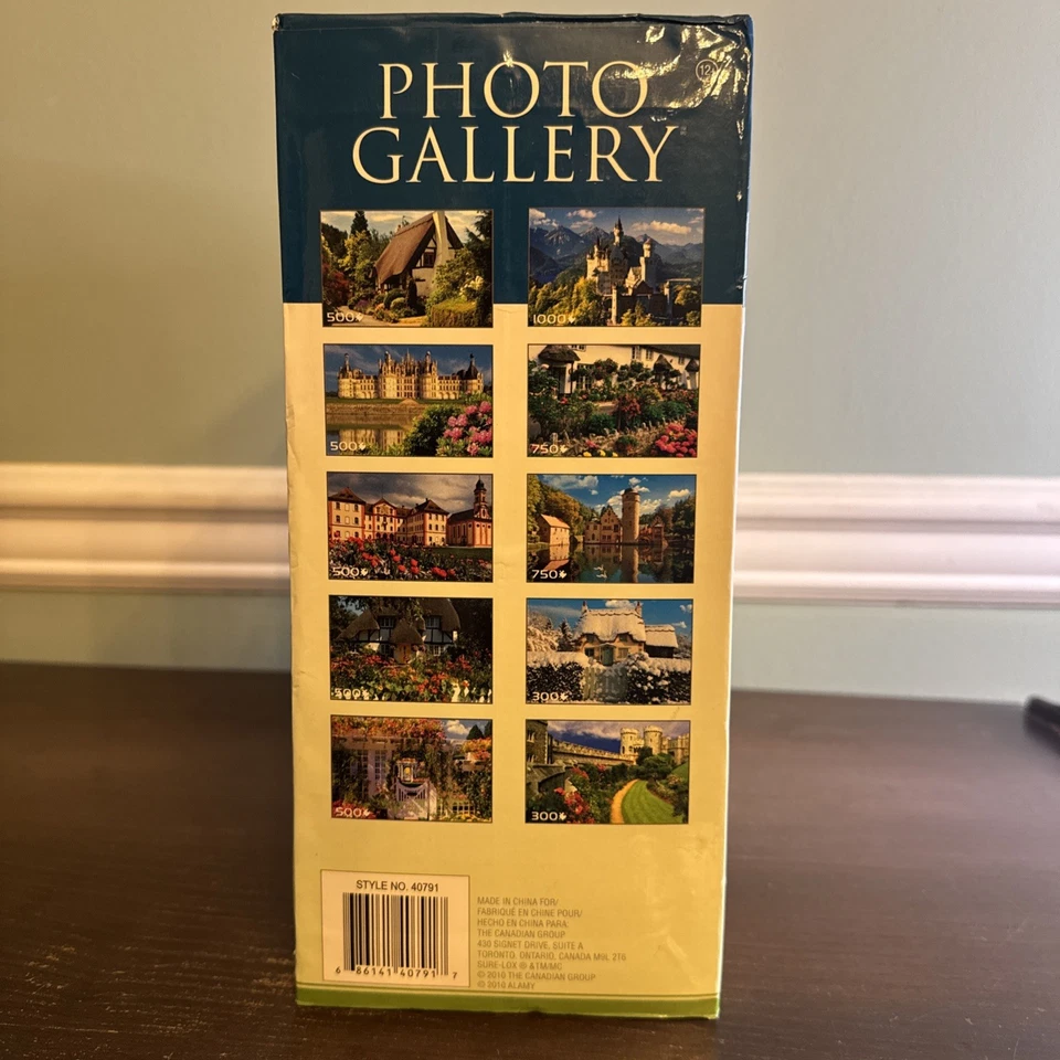 Photo Gallery Castles & Cottages 10 Deluxe Jigsaw Puzzles 5600 Total Pieces NIB - Image 3 of 4