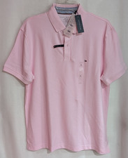 Tommy Hilfiger Men's Light Pink Regular Fit Polo Shirt 78J9742-680 Size L -NWT