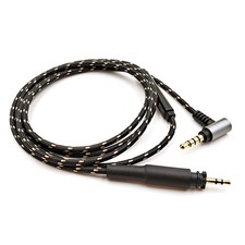 1.3m Earphone Cable With Mic Remote Nylon Braided Thread Cord For Shure SRH840A