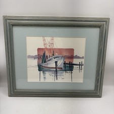 Paul Brent Dockside Wall Art Print Framed