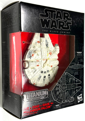 STAR WARS - BLACK SERIES - TITANIUM - MILLENNIUM FALCON (#01) MISB