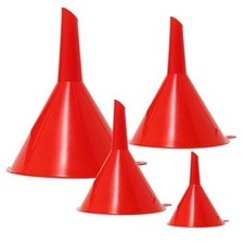 Plastic Oil and Gas Funnel Set for Car and Kitchen Use, Mini to Large Sizes for