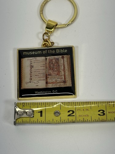 Museum of the Bible Washington DC Souvenir Metal Keychain - Afbeelding 3 van 3