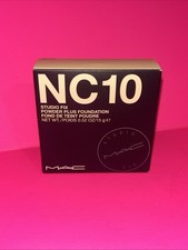 MAC Studio Fix Powder Plus Foundation NC10 FullSize ORIGINAL formula New in Box