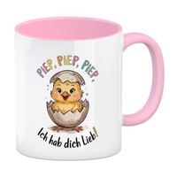 Ich Hab Dich Lieb KüKen Kaffeebecher In Rosa