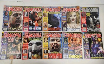 10 FANGORIA Horror Magazines 230, 231, 232, 233, 234, 235, 236