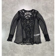 Twin Set Simona Barbieri Mesh Black Mini Dres...