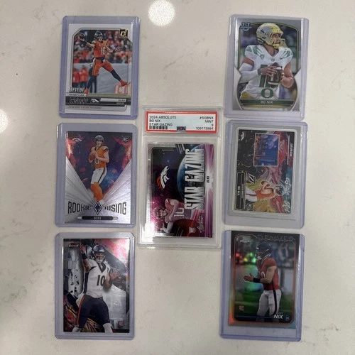 2024 Absolute Star Gazing Bo Nix #SGBNX Rookie RC PSA 9