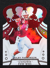 Colby Parkinson 2020 Panini Chronicles Crown Royale Die-Cut Red Rookie RC