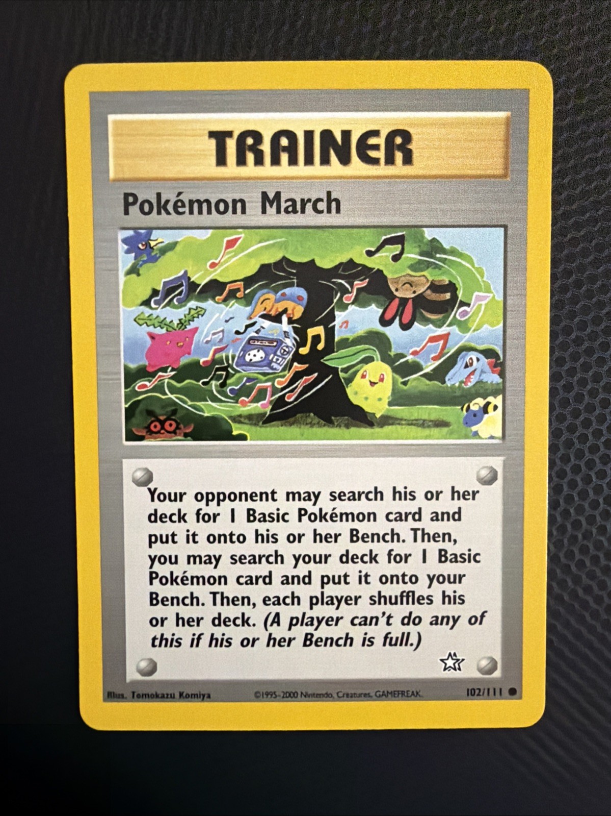 Pokemon Card - Neo Genesis 102/111 - POKEMON MARCH (common) - NM
