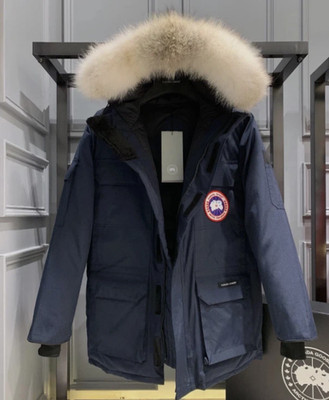  Free Shipping Canada Goose 08 Men's Expedition Parka Blue Down Jacket