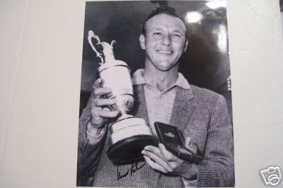 Arnold Palmer Autographed Signed 11X14 PHOTO W/PROOF AND JSA CERT 