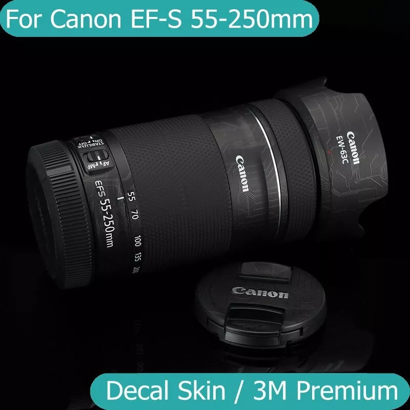 For Canon EF-S 55-250mm F4-5.6 IS STM Decal Skin Vinyl Wrap Film Lens  Sticker