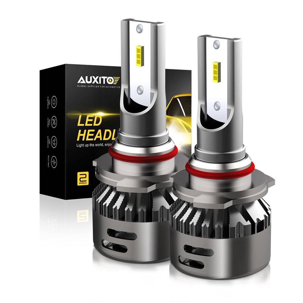 AUXITO 9012 HIR2 LED Headlight Kit Bulb High Low Beam White 48000LM Super Bright