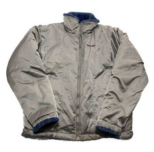 Ladies Spyder Ski Snowboard Jacket Size 38 Silver Reversible AB8