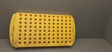 96-Well Flipper Microtube Rack/ Reversible/ YELLOW (96 1/2" slots,96 1/4" slots)