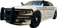 1/24 MOTORMAX DODGE CHARGER WRAPAROUND PUSHBAR POLICE CUSTOM DIECAST