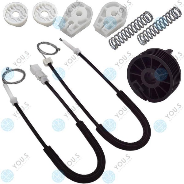 FüR Citroen C3 Pluriel Fensterheber Reparatursatz Rep. Seilzug - Hinten Rechts-image