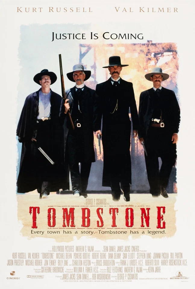 Tombstone Movie Poster Western
