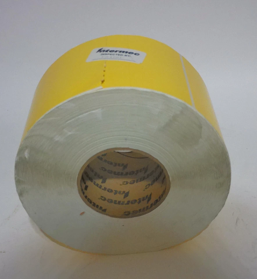 Intermec (4" x 6"), (4" x 2") x 3, YELLOW  Direct Thermal Labels - 3" Core - - Image 3 of 3