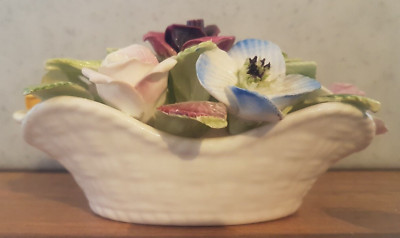 Coalport Bone China EST 1750 Porzellan Blumengesteck