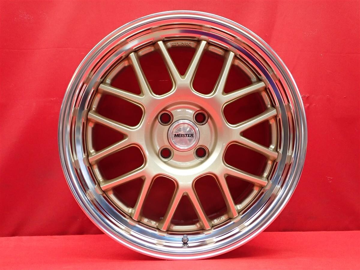 JDM Work Meister M1R 17inch 100x4 Set4 Wheels Japan Racing