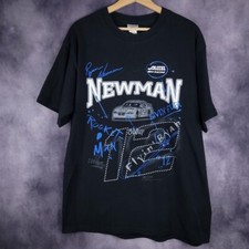 Chase Authentics Ryan Newman Flyin Ryan Alltel Racing T-Shirt L Black
