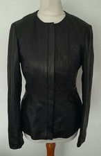 Oasis - Real Leather Jacket Black Soft Size Xs 6
