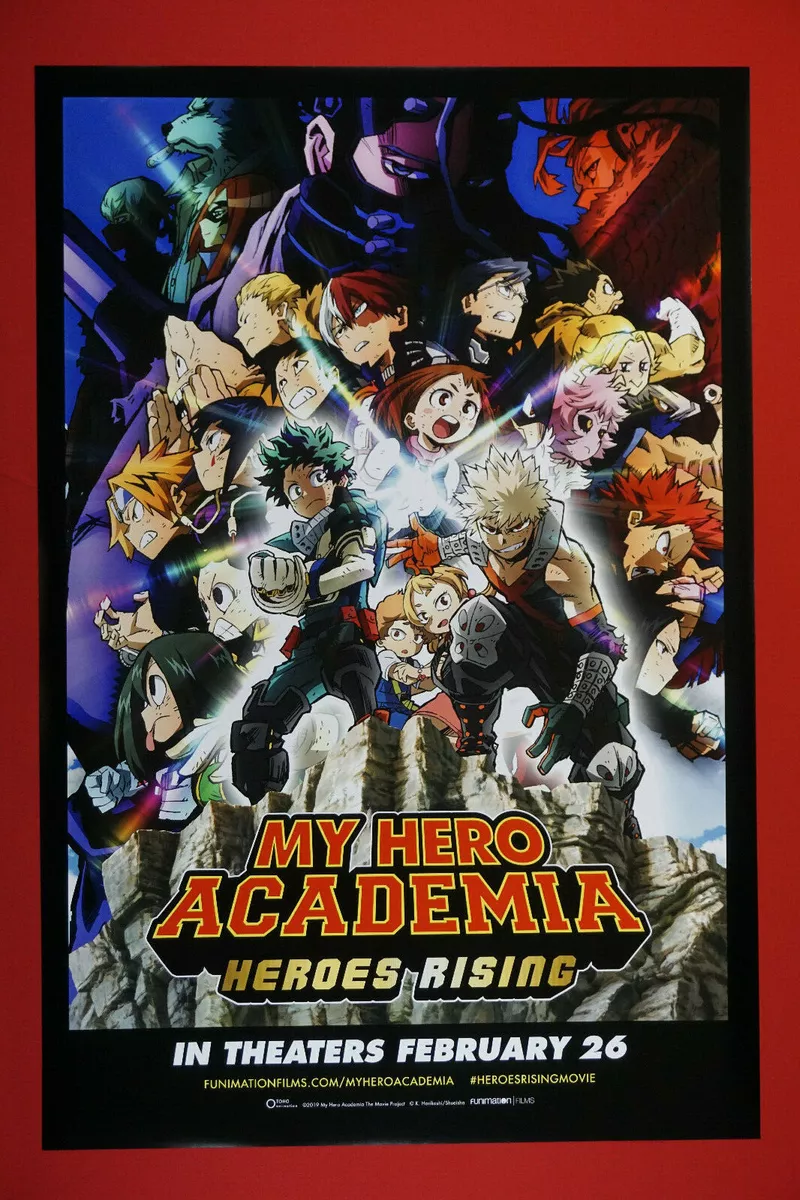 My Hero Academia Heroes Rising ganha novo cartaz