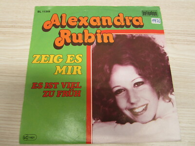 Single /   Alexandra Rubin ?  Zeig Es Mir     / DE PRESS /  RAR /