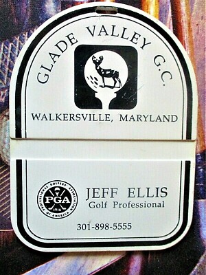 vtg - PGA Golf Bag Tag - GLADE VALLEY GOLF CLUB gc - Walkersville MD