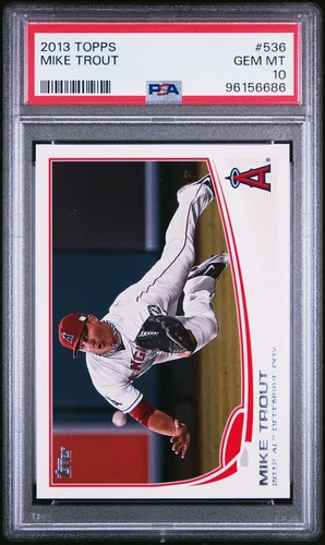 2013 Topps #536 Mike Trout PSA 10 Gem Mint