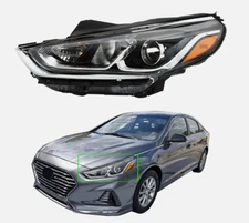 For 2018-2019 Hyundai Sonata Halogen Headlight Assembly Driver Left Side