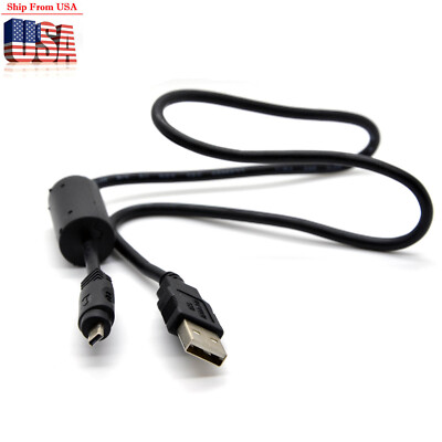 Sync Data USB Cable Cord Lead For Olympus FE-290 FE-300 FE-310 FE-3000 FE-3010