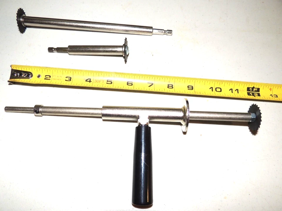 Set of THREE INTERNAL/INSIDE PVC Pipe Cutters, with ADJUSTABLE DEPTH Setting - Image 2 of 4