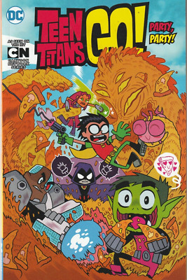 TEEN TITANS GO ! #1  PARTY PARTY  $12.99 TPB  1ST PRINT  CN * DC  2015  NICE!!!