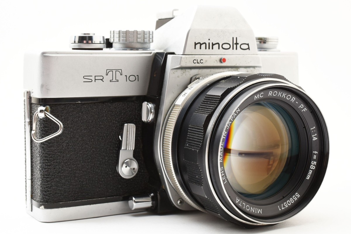 Exc+5* Minolta SRT 101 SLR Film Camera 58mm f/1.4 From Japan