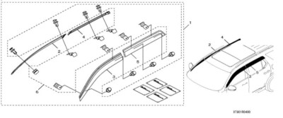 🔥New! Genuine Honda 2026 Passport - Black Door Window Visors
