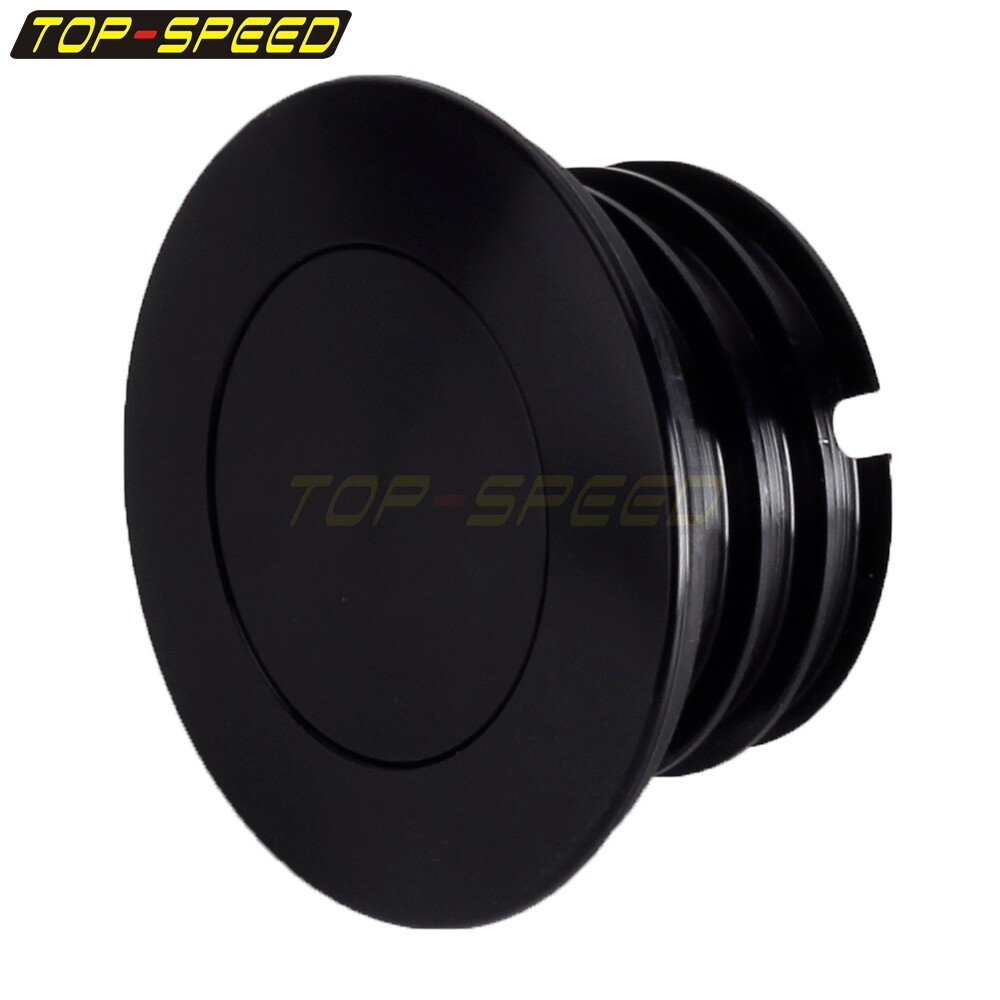 Popup Flush Gas Fuel Tank Cap Vented For Harley Softail FXBB FXBR FXST