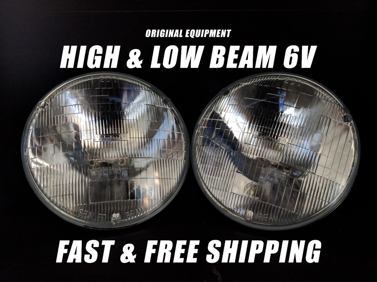 OE Front Halogen Headlight Bulb For Dodge B-1 Truck 6 Volt High