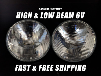 OE Front Halogen Headlight Bulb For Ford Prefect 6 Volt High & Low Beam