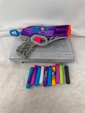 Purple Nerf Rebelle Dart Triple BLASTER w/ 10 Darts Toy