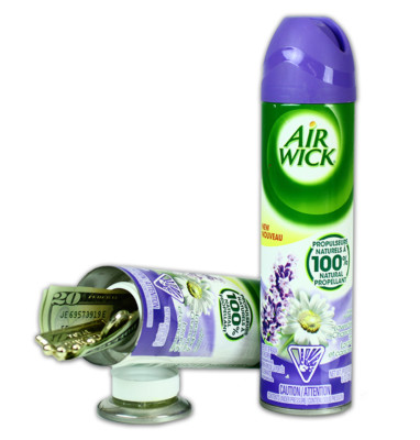 AIR WICK STASH SAFE DOSE VERSTECKTE ABLENKUNG GEHEIM VERSTECK AUTO FLASCHENTRESORE VERSTECKEN UK