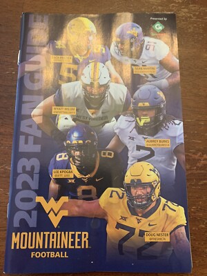 West Virginia Mountaineers 2023 Football Fan Guide | eBay