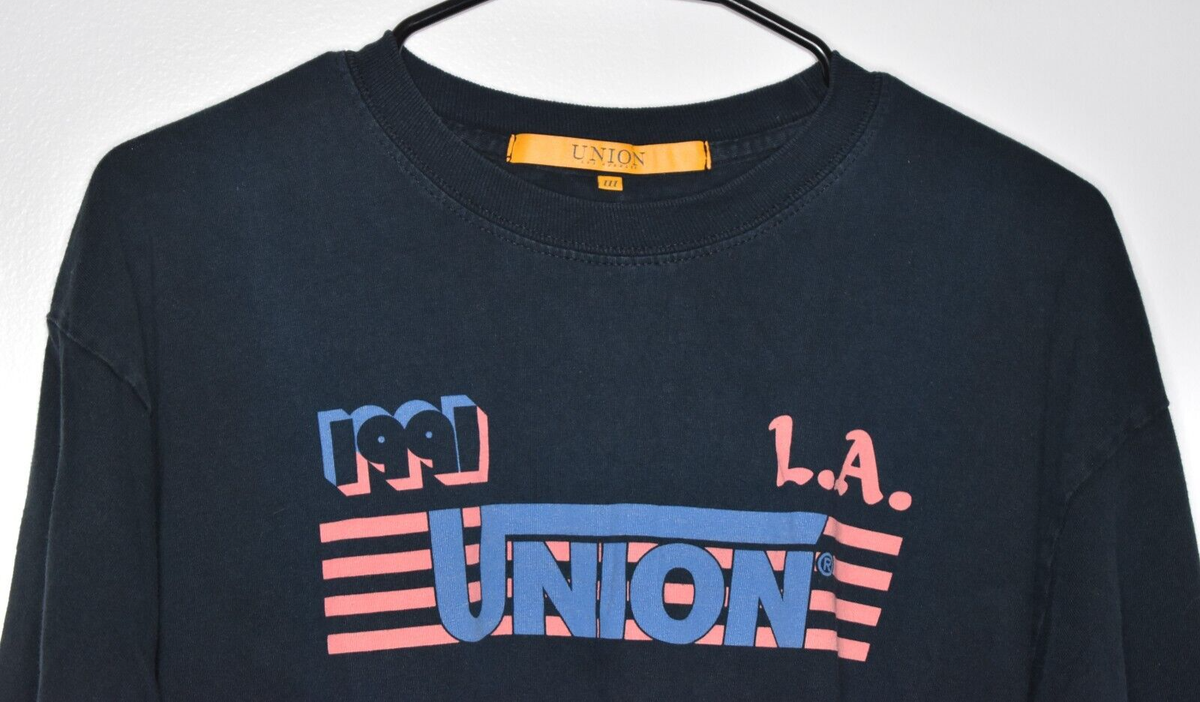 1991 Union Los Angeles LS Shirt Black Size III (L) F*CK OFF 